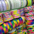 Hot selling Christmas custom printed satin ribbon roll for gift packing